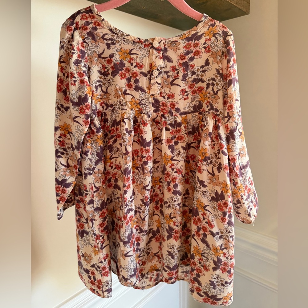 Floral Print Kids Dress
